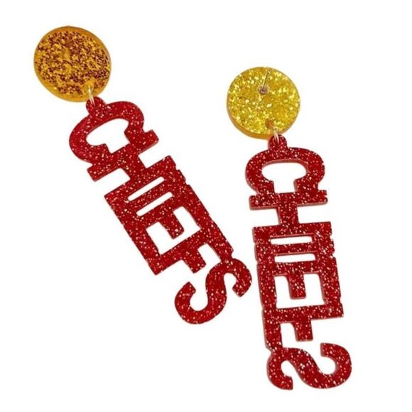 Chief acrylic‎ dangle Earrings - Picture 1 of 4